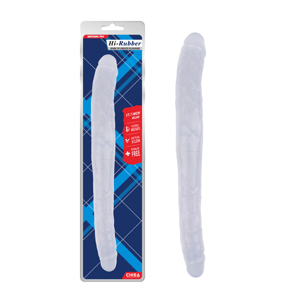 17,8 pouces Dildo-Clear