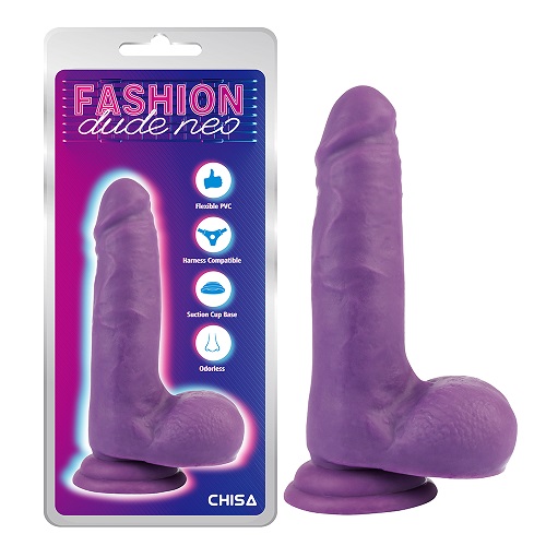 Gode ​​Cock Double Densité 7'' Violet