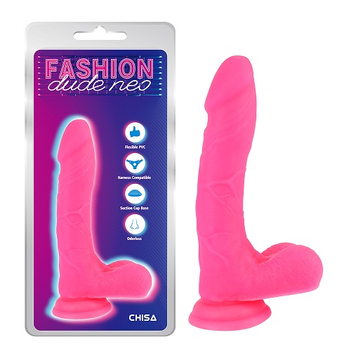 Gode ​​Cock Double Densité 8'' Rose