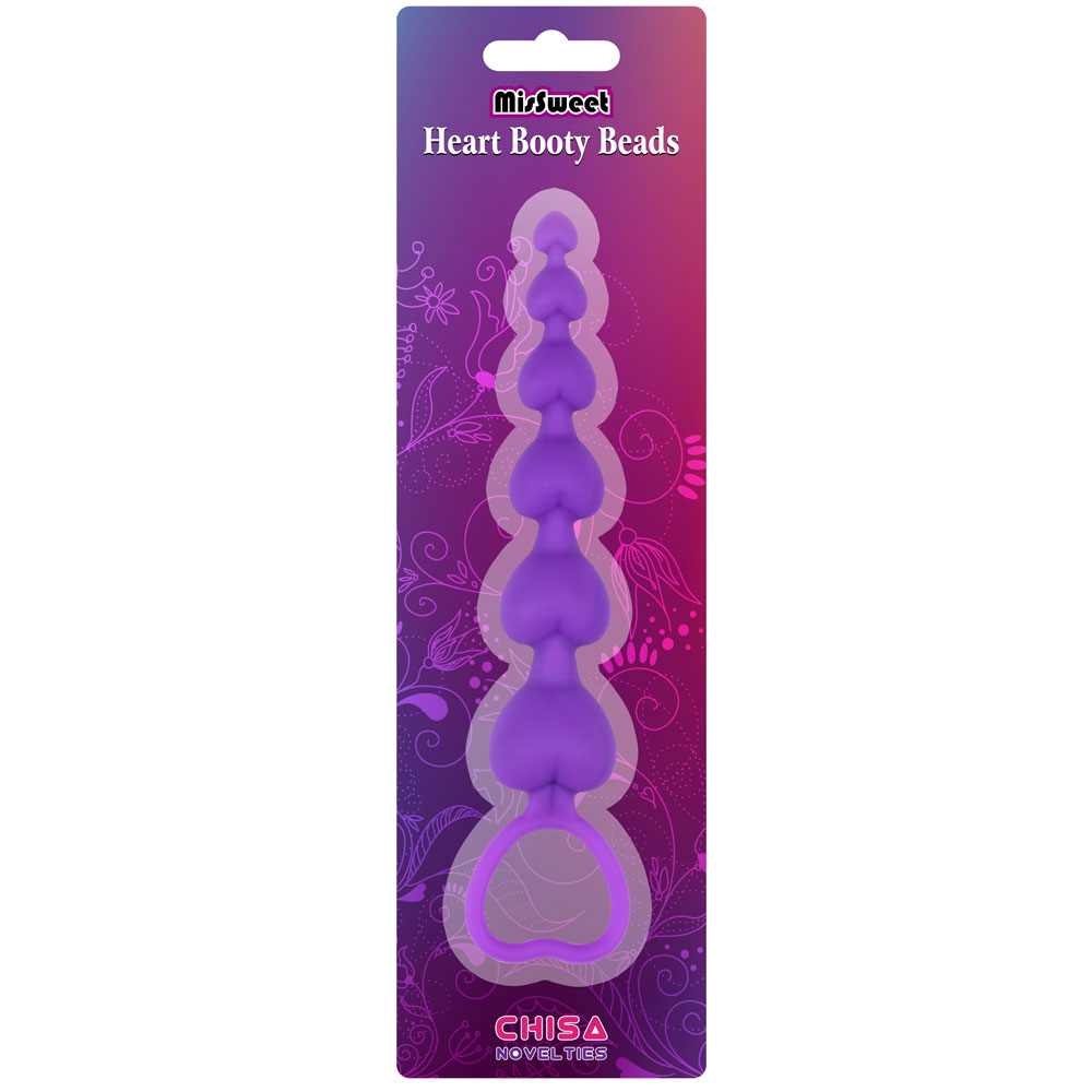 Coeur Booty Perles-Violet